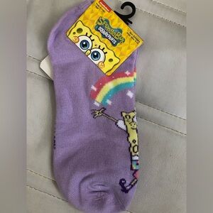 3pairs Nickelodeon SpongeBob squarepants no show socks FREE‎